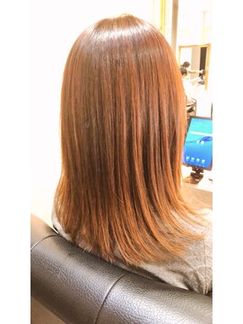 キュキュラ(CuCuLa) ☆大人可愛いアプリコットオレンジ透明感オレンジブラウン