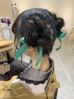 オレンジ 十三店(ORANGE)&nbsp;リボンアレンジで人一倍可愛いさアップ！！