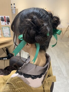 オレンジ 十三店(ORANGE) リボンアレンジで人一倍可愛いさアップ!!