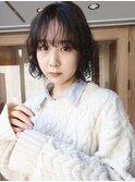 【LUAU Haku Osaka 中村】ボブ× 抜け感パーマ