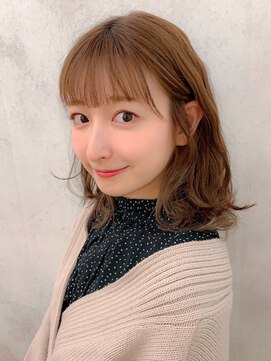 ヴィータ 田町(vi ta) 愛され外ハネボブ なみなみウェーブ透明感ヘア