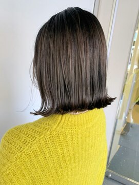 アイティー バイ アルバム 中野店(IT by ALBUM) エアタッチ_ホワイトグレージュネビージュこなれミディ_ba389883