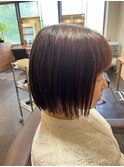 束感!切りっぱなしボブ!縮毛矯正 20代 30代 40代 50代 学割