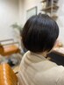 ヘアマニキュアで髪に優しく】カット＋ヘアマニキュア￥8800