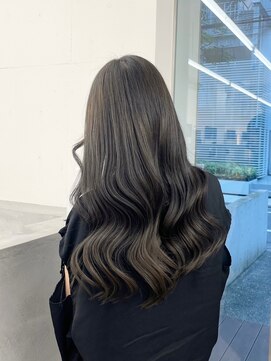 ノク 渋谷(nok) アイスグレージュ_大人ガーリーチョコレートモード