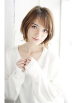 シュシュット(chouchoute)&nbsp;韓国ボブレイヤーロンググレーベージュ黒髪質改善前髪パーマ/182