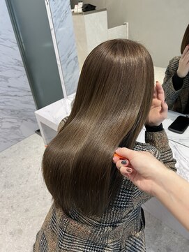 ジーナエス 札幌(Zina S) 髪質改善☆艶髪グレージュ