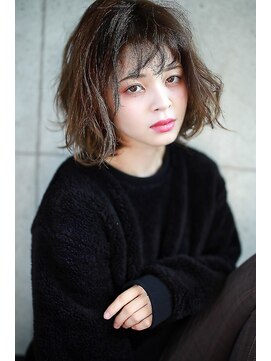 ラフィスヘアードープ 新宿店(La fith hair dope) 【La fith】 ウェーブミディアムスタイル