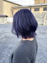 セル(CELL) ブリーチありのブルーバイオレットカラー☆