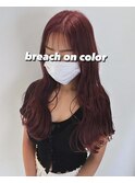 ワンブリーチで作る秋冬人気ピンクカラー[川口]