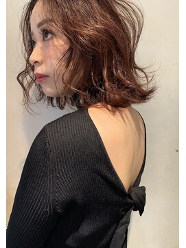 髪質改善と縮毛矯正の専門店 サンティエ(scintiller) 肩ラインボブ