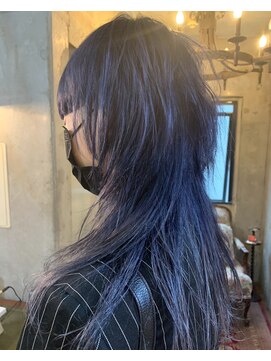 チクロ(ticro) 【チクロ】ディープブルーパープル　レイヤーカット