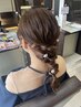 【お呼ばれ・パーティーヘアセット】特別な日のために
