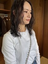 ヨロヘアー(YOLO hair) パーマ/ミディアム/グレー