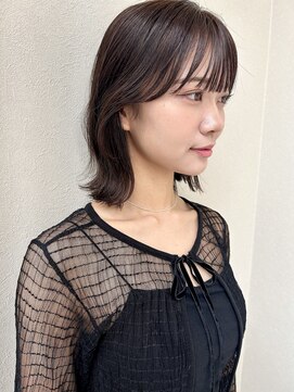 ノラギンザユー(NORA GINZA/U) 結べるボブレイヤーカット顔まわりカット後毛カットワンカール