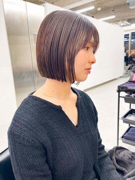 ノエ(noe) ミニボブ/オリーブグレージュ/20代30代r88