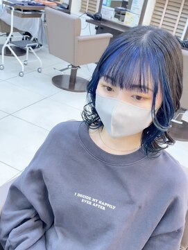 スタイルクリエイター 牛久店(Style Creator) フェイスフレーミング　ネイビーブルー