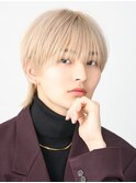 韓国ハイトーンシースルーマッシュウルフ