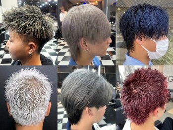 ジョーカー(JOKER)の写真/メンズカラーで貴方に似合うカッコいいSTYLEに☆ダメージを最小限に抑えた薬剤でパーマとの相性も抜群◎