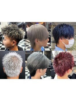 メンズカラーで貴方に似合うカッコいいSTYLEに☆ダメージを最小限に抑えた薬剤でパーマとの相性も抜群◎