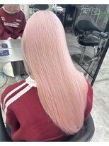 エトワール(ETOILE)&nbsp;神戸三ノ宮ホワイトピンクダブルカラーハイトーンブリーチ