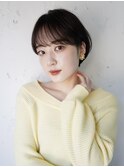 20代～50代◎丸みフェザーショートくびれボブレイヤーカット