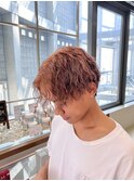 ブリーチパーマ波巻きパーマスパイラルパーマ