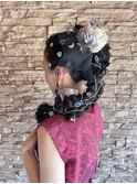 ポニーテールヘアアレンジ