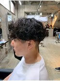 メンズカットパーマ/ニュアンスパーマ/フェザーパーマ[北千住]