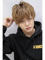 ソース ヘア アトリエ 京橋(Source hair atelier)&nbsp;ミルクティーベージュ/メンズ