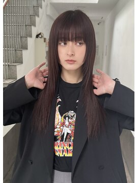 トリッカ 銀座(tricca) ロングレイヤー/顔まわりレイヤー/シャギーレイヤー/暖色