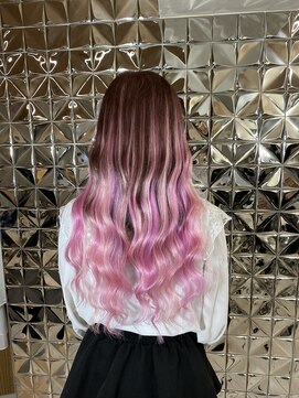 ラブスタシー 博多店(LOVESTASY) ピンクカラー/シールエクステ/博多/福岡