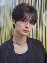 シティ(CITY)&nbsp;フェザーパーマブルーブラックシースルーマッシュラルフカール