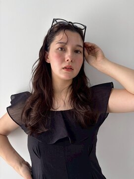 ユーフォリア 青山(Euphoria) 大人チョコブラウンカラー&ゆるふわウェーブ