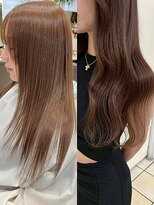 アンククロス 表参道(ANKH CROSS)&nbsp;カラー&エクステ[ビフォーアフター]