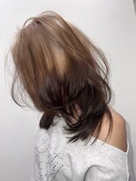 いろあそび 町田&nbsp;ルーツカラー/ホワイトベージュ×ブラウン