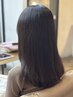 九色ヘッドスパ付　プレミアムストレート＋カット　￥12000