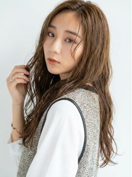 アッシュ 川口店(Ash) 髪質改善/透け感グレージュ/前髪パーマ/ハイライト/川口駅/川口