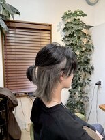 ミオ(mio) ハーフアップ×インナーシルバー