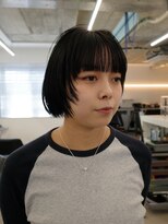 テンション(tension) レイヤーカットボブ髪質改善縮毛矯正札幌駅大通駅バスセンター駅