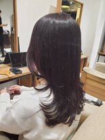 ヘアリゾート粋 リマ 銀座店(lima)&nbsp;透明感ダークグレージュ/レイヤーカット/ウェーブ