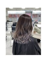 ヘアリゾートエーアイ 東陽町店(hair resort Ai)&nbsp;外人風シルバーグラデーション