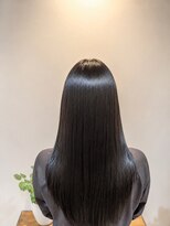 セレスト 心斎橋店(CELESTE)&nbsp;【大人女性×ブラックイノアカラー】艶感ストレート