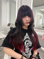 イロウ 山口どうもん店(IROW)&nbsp;グラデーション赤×レイヤーウルフ