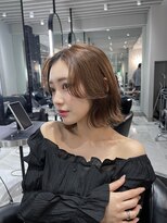 プラス(PLUS) 首がスッキリ見える韓国風くびれボブ