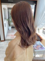 セットアップ 岡山北長瀬店(SET-UP)&nbsp;髪質改善 ベージュブラウン イルミナカラー 透明感
