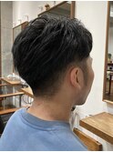 ナチュラルヘア/ビジネスヘア/ナチュラル刈り上げ/30代40代