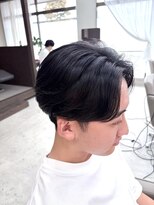 アヌ(ANU)&nbsp;メンズ　センターパート　縮毛矯正