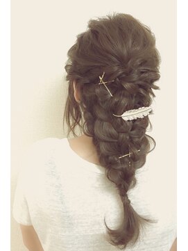 ヘアセット専門店 ナゴミ 渋谷店(nagomi) ルーズ編み込み三つ編み