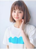 【Un ami】ふんわりミックス巻きワンカールボブ衣川　◇